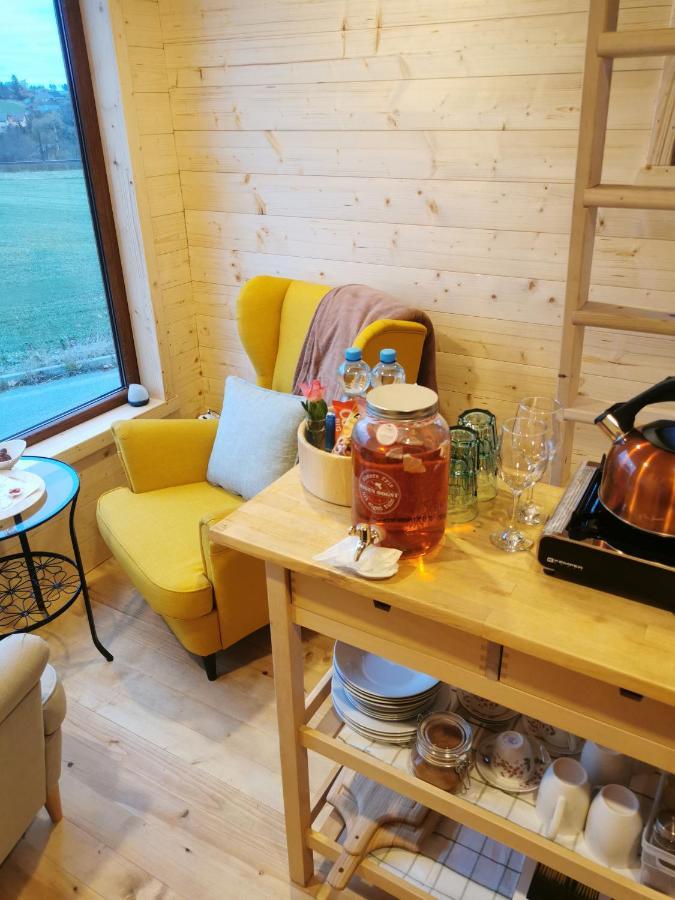 Treehome Tinyhouse Střítež Bagian luar foto